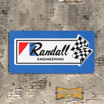 Randall Engineering AMC Performance Garage Shop Banner Blue