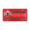 Stephens Pontiac Firebird Club Daytona Beach License Plate Red