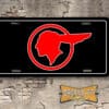 A newly produced vintage style tribute Chief Pontiac Booster License Plate your Hot Rod, Vintage Classic car, or Muscle car.