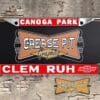 Clem Ruh Chevrolet License Plate Frame Canoga Park