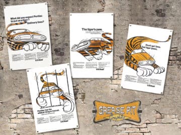 Uniroyal Tiger Paws Garage Shop Banner Set 24''x36''