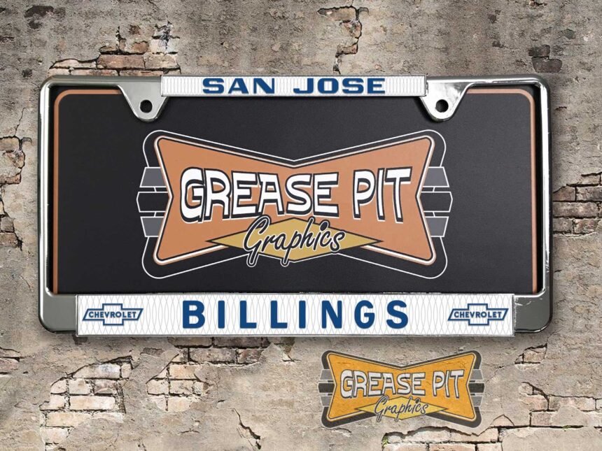 Billings Chevrolet License Plate Frame San Jose