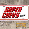 Super Chevy Magazine License Plate