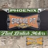 Flint British Motors License Plate Frame Phoenix