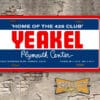 Yeakel Plymouth Center License Plate Downey