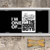 I'm One of the Dodge Boys License Plate Black with Cowboy Hats