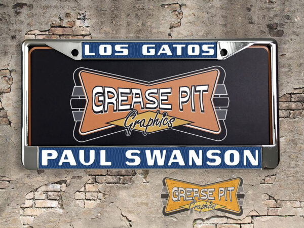 Reproduction Paul Swanson Ford License Plate Frame Los GatosReproduction Paul Swanson Ford License Plate Frame Los Gatos