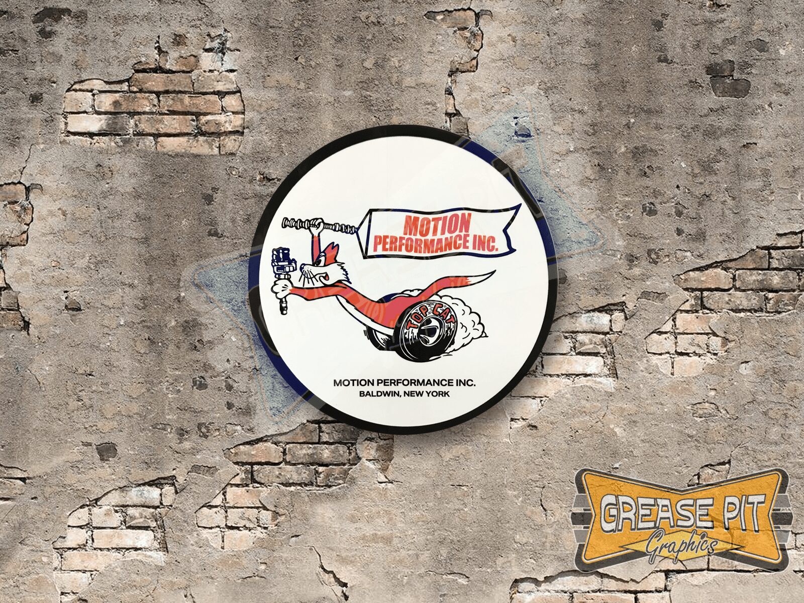 BALDWIN MOTION Vinyl Decal Sticker 4214 