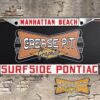 Reproduction Surfside Pontiac license plate frame Manhattan Beach
