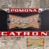 Reproduction Catron VW Volkswagen license plate frame Pomona